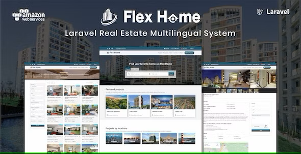 Flex Home - Laravel Real Estate Multilingual System