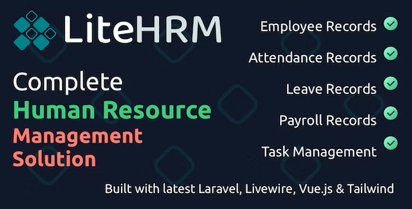 Lite HRM - Advance HRM Solution for Leave, Attendance, Payroll & Task