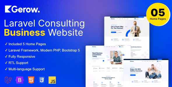 Gerow - Business Consulting Website (CMS)